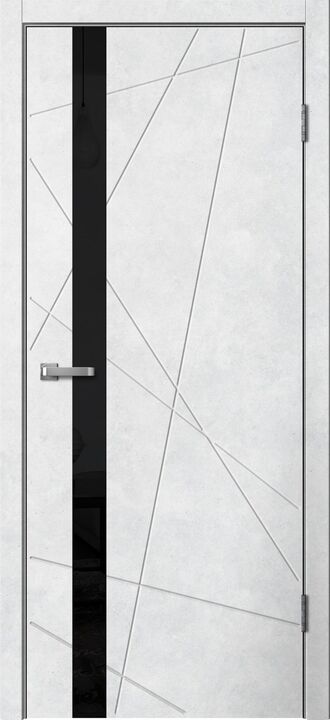 LINE, LINE02, Бетон светлый, ПВХ, Распашная, Раздвижная, 600 x 2000 мм