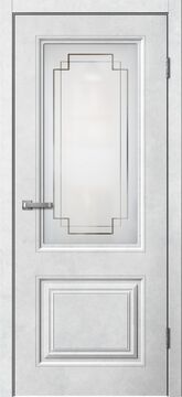 SKIN DOORS, ALTA, Бетон светлый, ПВХ, Распашная, Раздвижная, 800 x 2000 мм