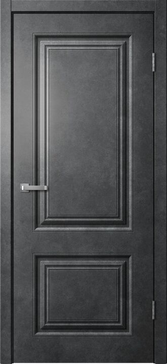 SKIN DOORS, ALTA, Бетон темный, ПВХ, Распашная, Раздвижная, 600 x 2000 мм