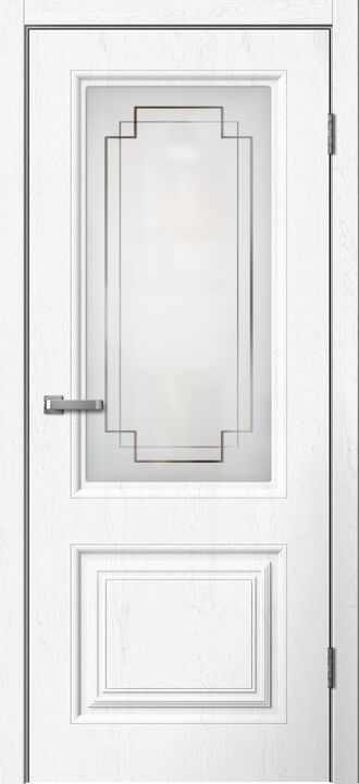 SKIN DOORS, ALTA, Снежное дерево, ПВХ, Распашная, Раздвижная, 700 x 2000 мм