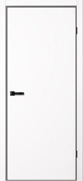 MATRIX, Matrix 50, Эмалит белый, ПВХ, Распашная, Раздвижная, 600 x 2000 мм