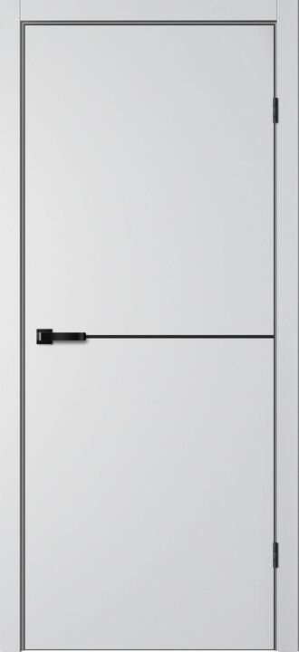 FUSION, FN32, Эмалит серебристый, ПВХ, Распашная, Раздвижная, 900 x 2000 мм