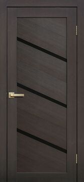LITE DOORS, L05, Венге 3D, Бумага, Распашная, Раздвижная, 800 x 2000 мм