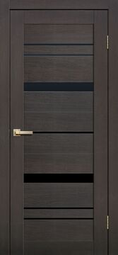 LITE DOORS, L12, Венге 3D, Бумага, Распашная, Раздвижная, 700 x 2000 мм