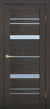 LITE DOORS, L12, Венге 3D, Бумага, Распашная, Раздвижная, 800 x 2000 мм