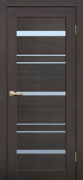 LITE DOORS, L13, Венге 3D, Бумага, Распашная, Раздвижная, 900 x 2000 мм