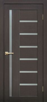 LITE DOORS, L17, Венге 3D, Бумага, Распашная, Раздвижная, 900 x 2000 мм