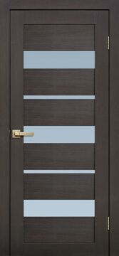 LITE DOORS, L20, Венге 3D, Бумага, Распашная, Раздвижная, 900 x 2000 мм