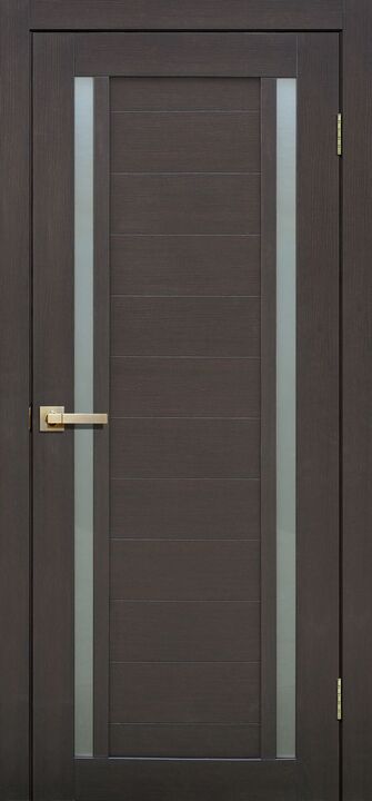 LITE DOORS, L23, Венге 3D, Бумага, Распашная, Раздвижная, 600 x 2000 мм