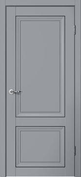 MONE (01 02), M01 ПГ, Эмалит серый, ПВХ, Распашная, Раздвижная, 400 x 2000 мм