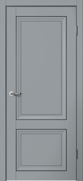 MONE (01 02), M01 ПГ, Эмалит серый, ПВХ, Распашная, Раздвижная, 900 x 2000 мм