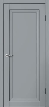 MONE (01 02), M02 ПГ, Эмалит серый, ПВХ, Распашная, Раздвижная, 700 x 2000 мм