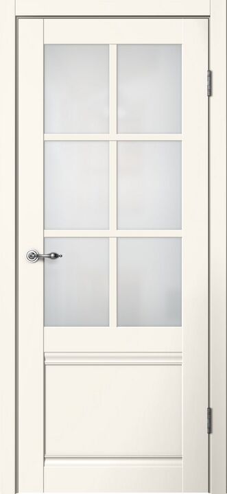 CLASSIC, C04, Эмалит ваниль, ПВХ, Распашная, Раздвижная, 600 x 2000 мм