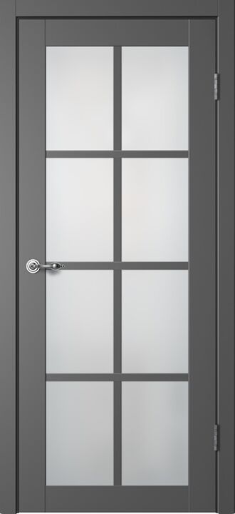 CLASSIC, C05, Эмалит графит, ПВХ, Распашная, Раздвижная, 800 x 2000 мм