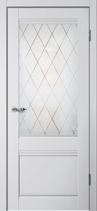 CLASSIC, C01, Эмалит серебристый, ПВХ, Распашная, Раздвижная, 900 x 2000 мм