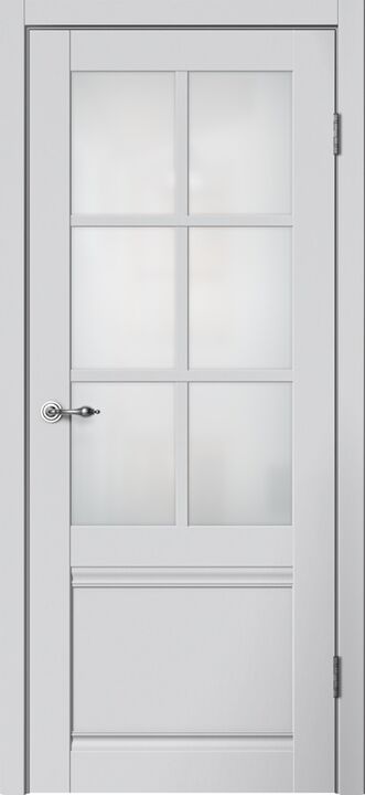CLASSIC, C04, Эмалит серебристый, ПВХ, Распашная, Раздвижная, 700 x 2000 мм
