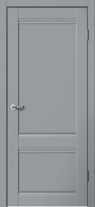CLASSIC, C01, Эмалит серый, ПВХ, Распашная, Раздвижная, 700 x 2000 мм