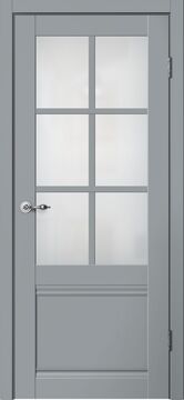 CLASSIC, C04, Эмалит серый, ПВХ, Распашная, Раздвижная, 700 x 2000 мм
