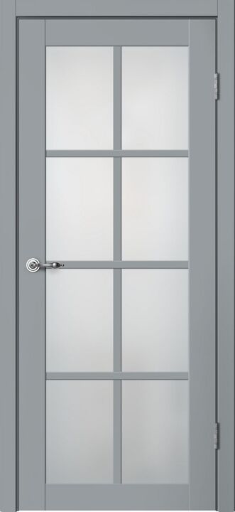 CLASSIC, C05, Эмалит серый, ПВХ, Распашная, Раздвижная, 900 x 2000 мм