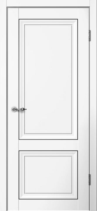 MONE (01 02), M01 ПГ, Эмалит белый, ПВХ, Распашная, Раздвижная, 800 x 2000 мм