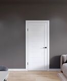 межкомнатная дверь белая коллекции AURA