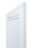Белая дверь коллекции Classic С01, вид сбоку