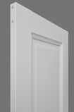 Белая дверь коллекции MONE, вид сбоку