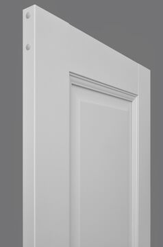 Белая дверь коллекции MONE, вид сбоку