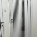 Белая дверь с зеркалом FlyDoors