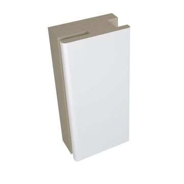 Адаптер добор/наличник Эмалит серебристый