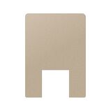 Рейка декоративная Р1 36х50х2780 ПВХ черная шагрень