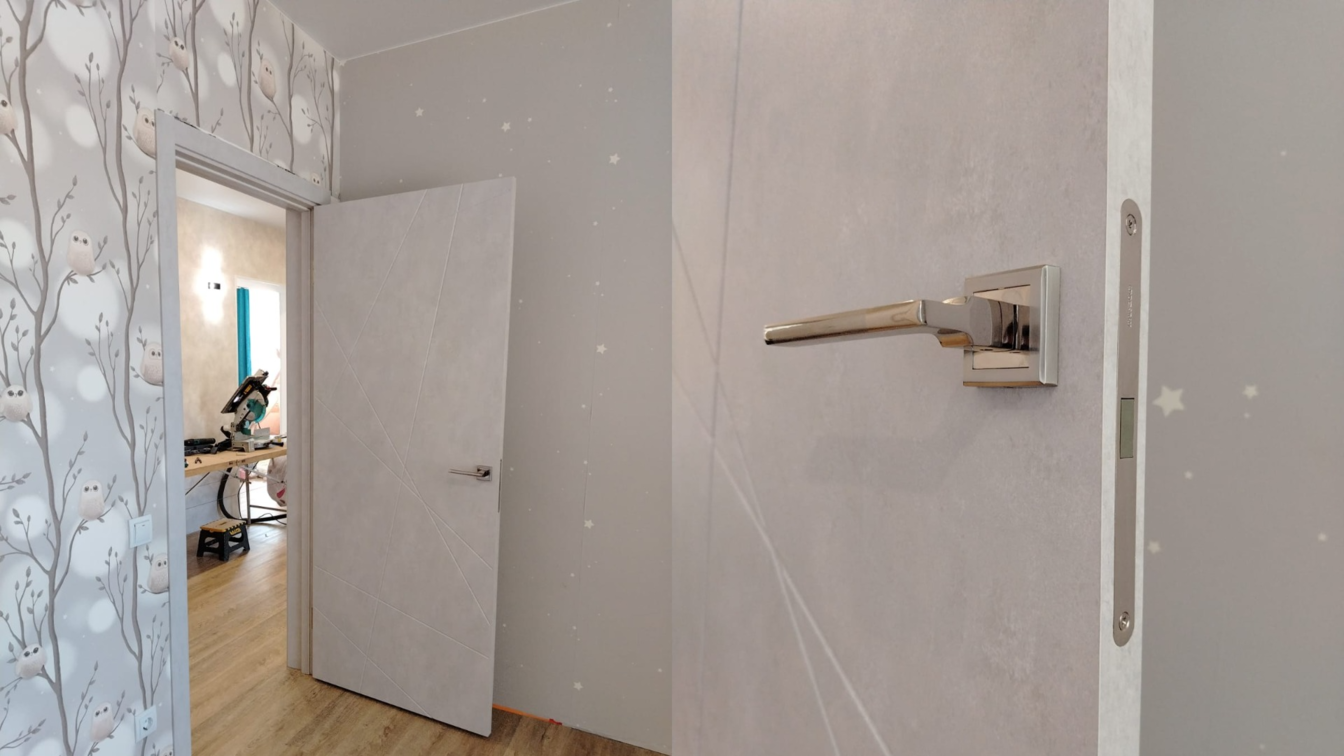 Крупный план фактуры покрытия двери