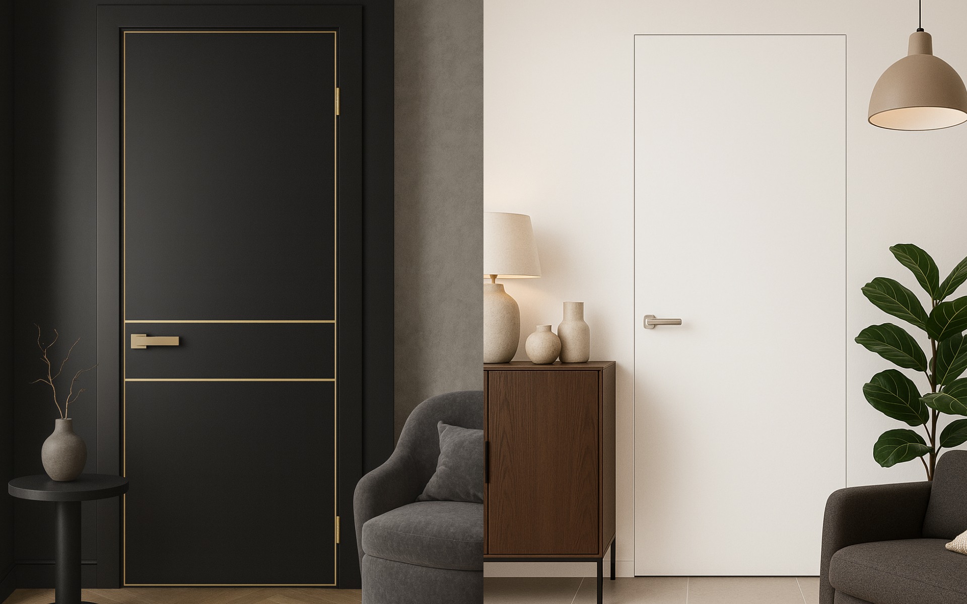 Скрытые двери FLYDOORS