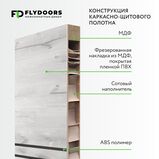 конструкция дверного полотна модели LOFT 01