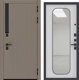 Дверь входная металлическая ДЕСПИ, 860x2050 мм, Правая, Светло-коричневая
