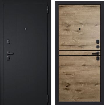 Дверь входная металлическая ДУЭТ 2, 860x2050 мм, Левая, Темная