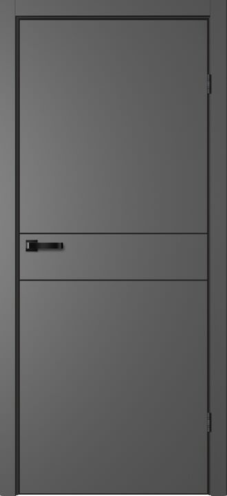 Тринити TR03, Серая, Черная, 800x2000 мм
