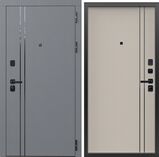 Дверь входная металлическая ПАРАЛЛЕЛЬ АЙРИШ, 960x2050 мм, Правая, Графитовая